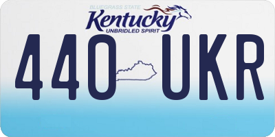 KY license plate 440UKR