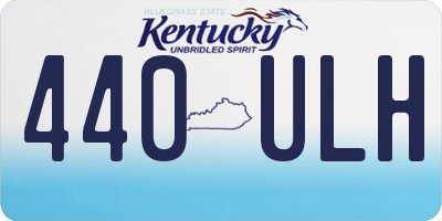 KY license plate 440ULH