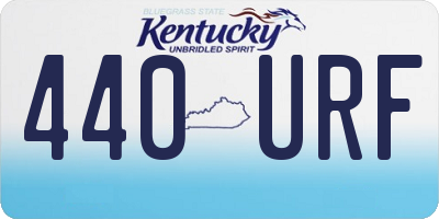 KY license plate 440URF