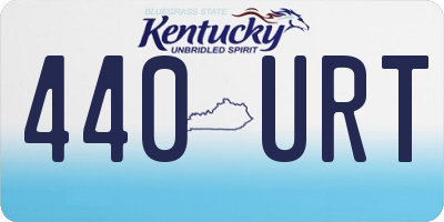 KY license plate 440URT