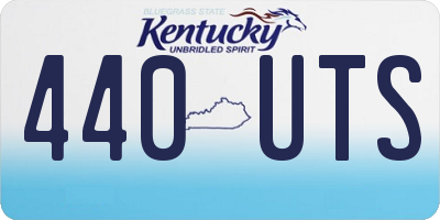 KY license plate 440UTS