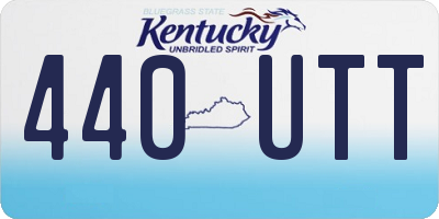 KY license plate 440UTT