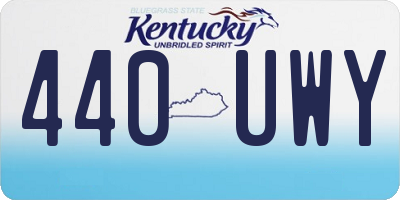 KY license plate 440UWY