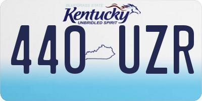 KY license plate 440UZR
