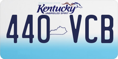 KY license plate 440VCB