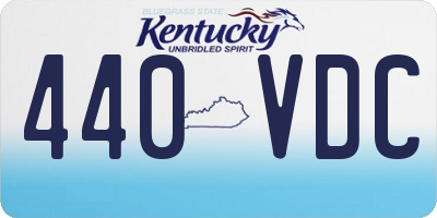 KY license plate 440VDC
