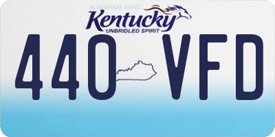 KY license plate 440VFD