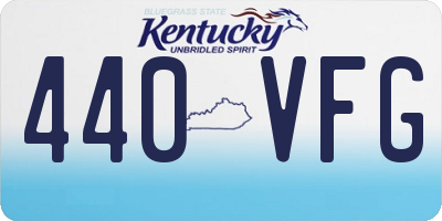 KY license plate 440VFG
