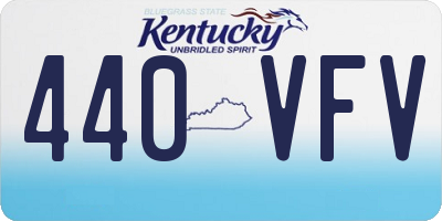 KY license plate 440VFV