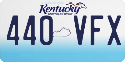 KY license plate 440VFX