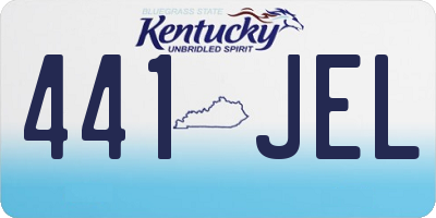 KY license plate 441JEL