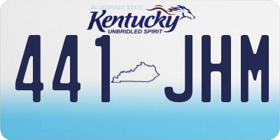 KY license plate 441JHM