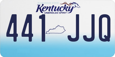 KY license plate 441JJQ