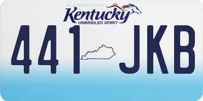 KY license plate 441JKB