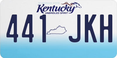 KY license plate 441JKH