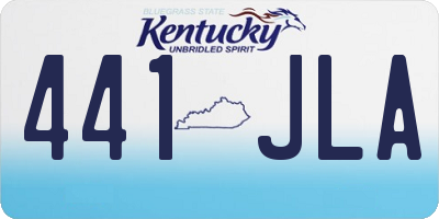 KY license plate 441JLA