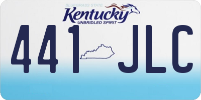 KY license plate 441JLC