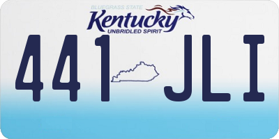 KY license plate 441JLI