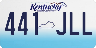KY license plate 441JLL