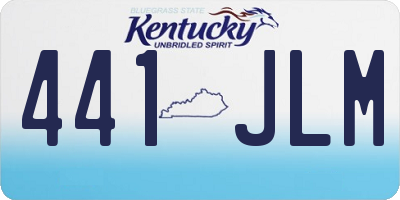 KY license plate 441JLM