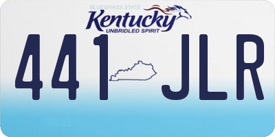 KY license plate 441JLR