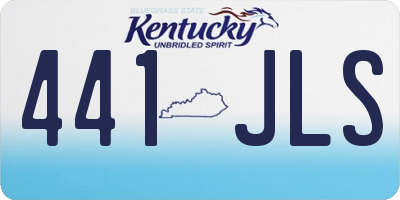KY license plate 441JLS