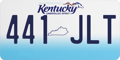 KY license plate 441JLT