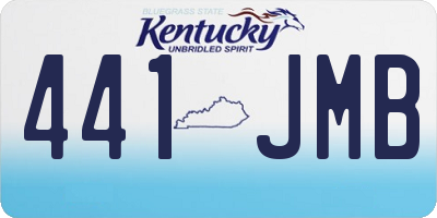 KY license plate 441JMB