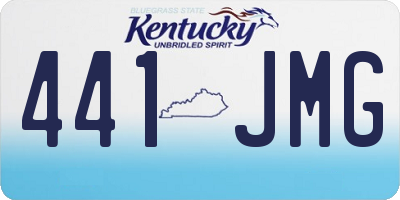 KY license plate 441JMG