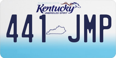 KY license plate 441JMP