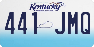 KY license plate 441JMQ