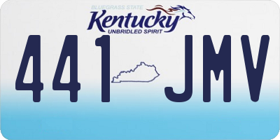 KY license plate 441JMV