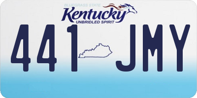 KY license plate 441JMY