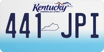 KY license plate 441JPI