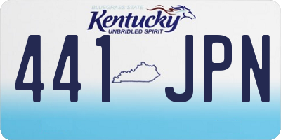 KY license plate 441JPN