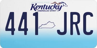 KY license plate 441JRC