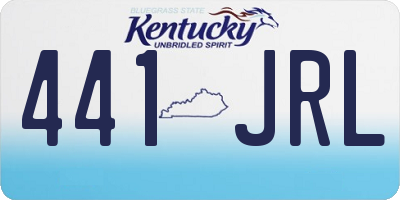 KY license plate 441JRL