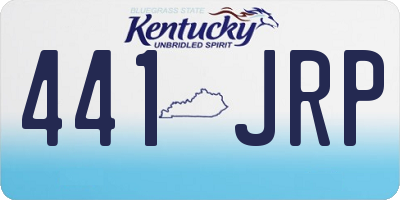 KY license plate 441JRP