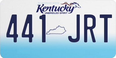 KY license plate 441JRT