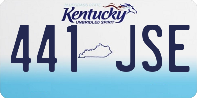 KY license plate 441JSE