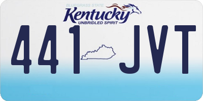 KY license plate 441JVT