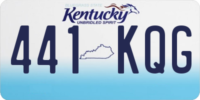 KY license plate 441KQG