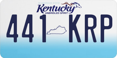 KY license plate 441KRP