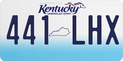 KY license plate 441LHX