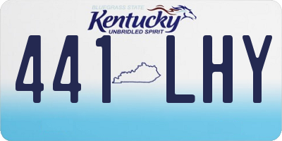 KY license plate 441LHY