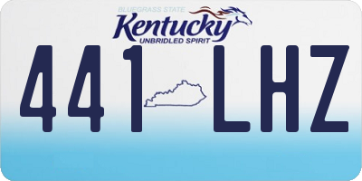 KY license plate 441LHZ