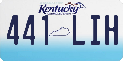 KY license plate 441LIH