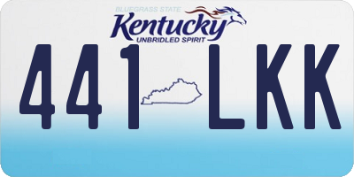 KY license plate 441LKK