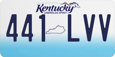KY license plate 441LVV