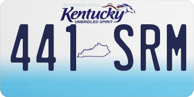 KY license plate 441SRM
